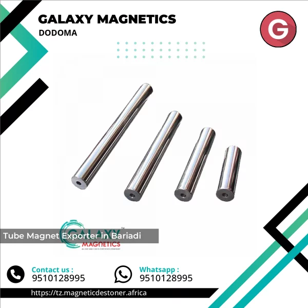 Tube Magnet Used In Industrial Magnetic Separation Process