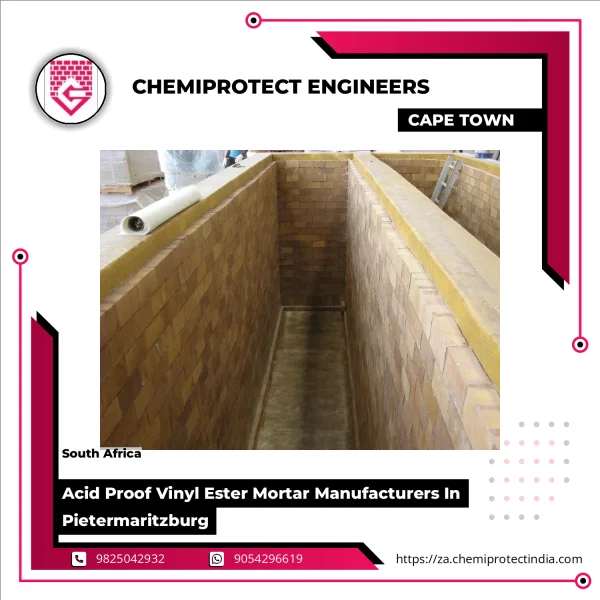 Acid Proof Vinyl Ester Mortar Manufacturers In Pietermaritzburg