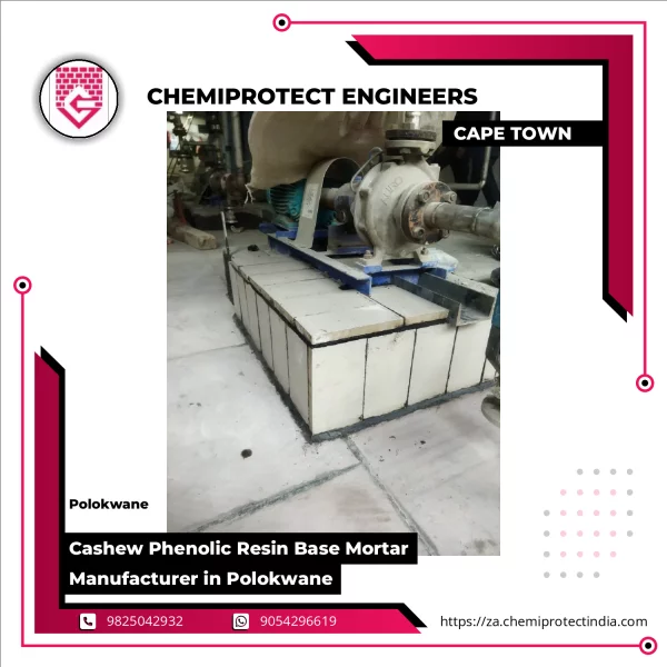 Cashew Phenolic Resin Base Mortar Applied On Industrial Floor Surface
