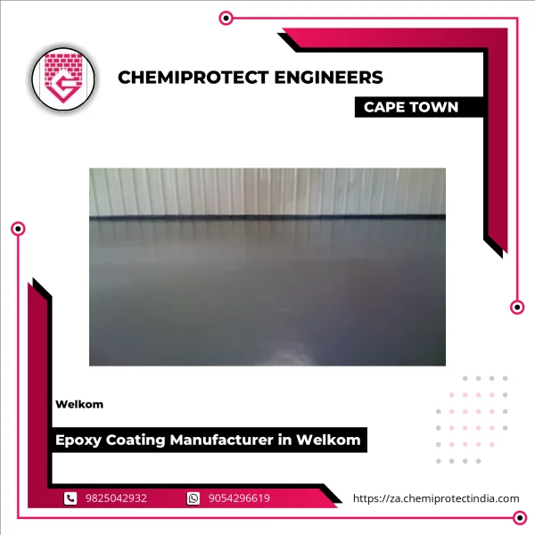 Epoxy Coating Being Applied On Industrial Floor