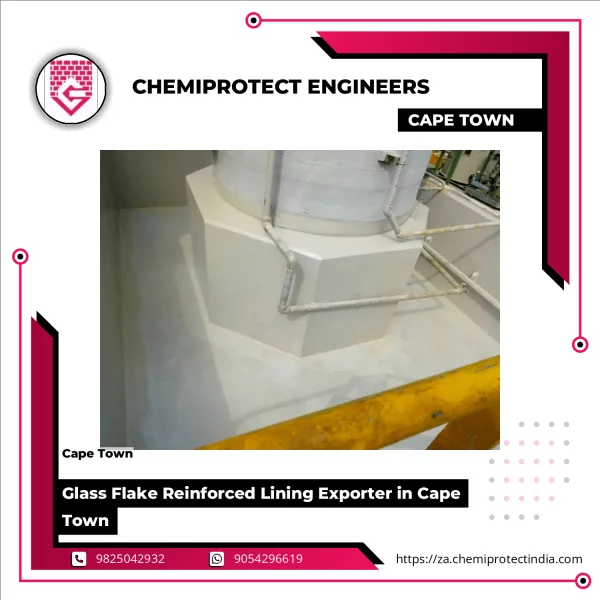 Glass Flake Reinforced Lining Applied On Industrial Tank Surface Showing Smooth Finish