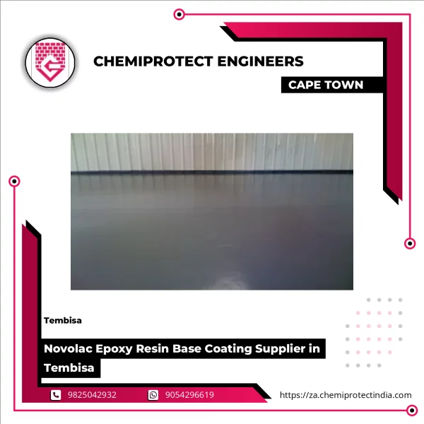 Novolac Epoxy Resin Base Coating Applied On Industrial Floor Surface