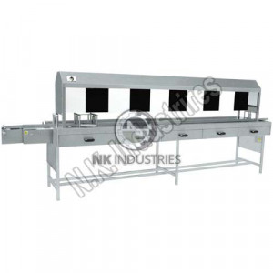 Manual Vial / Bottle Inspection Machine With Black And White Board