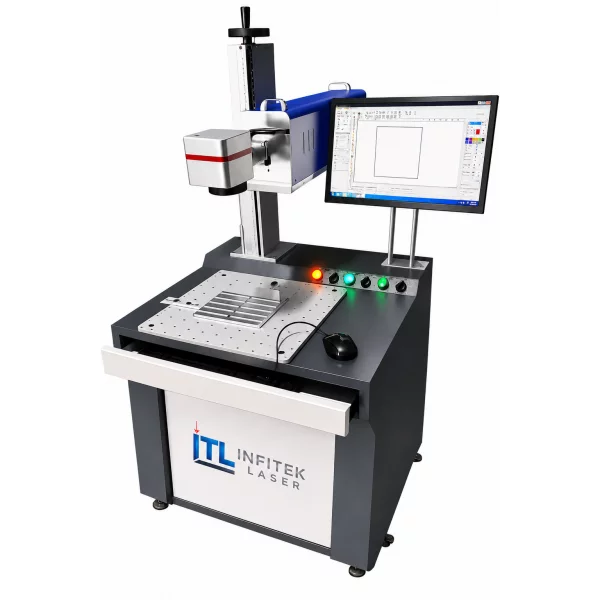 Non Metal Laser Cutting Machine Operating On Acrylic Sheet