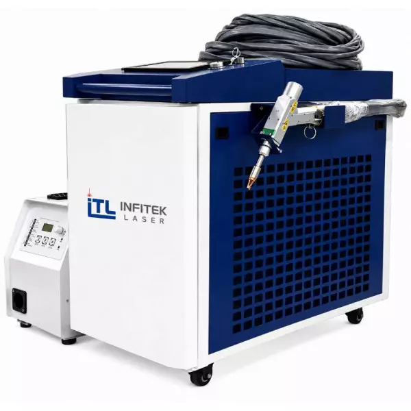 Precision Laser Welding Machine Operating On Metal Components