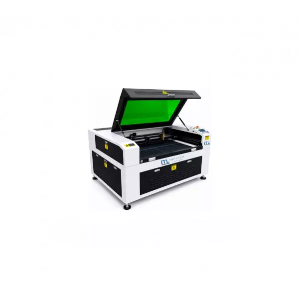 Tube Laser Cutting Machine Operating On Metal Tubes In An Industrial Workshop