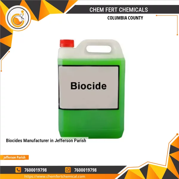 Containers Of Biocides Used For Microbial Control In Industrial Applications