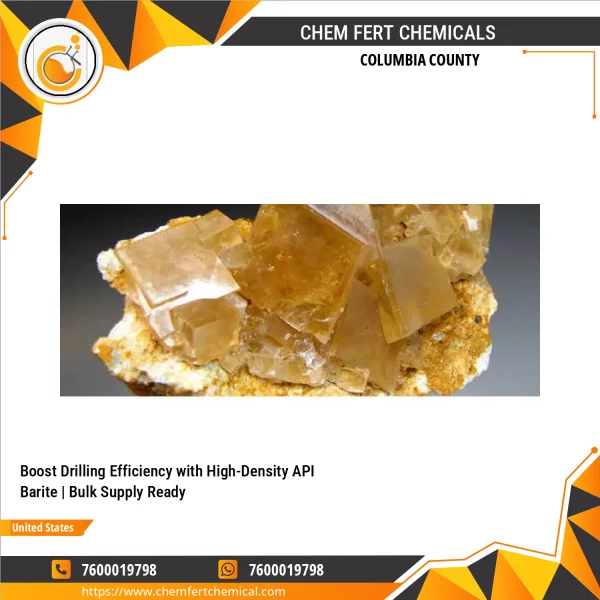 Boost Drilling Efficiency With High-Density API Barite | Bulk Supply Ready