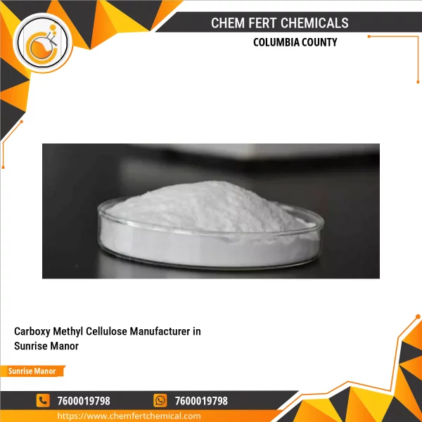 Close-up Of White Powder Carboxy Methyl Cellulose Chemical Used In Drilling Fluids