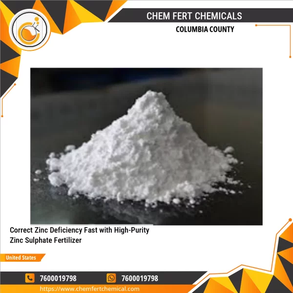 Correct Zinc Deficiency Fast With High-Purity Zinc Sulphate Fertilizer