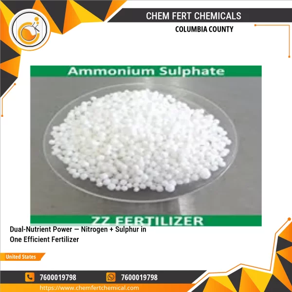 Dual-Nutrient Power — Nitrogen + Sulphur In One Efficient Fertilizer