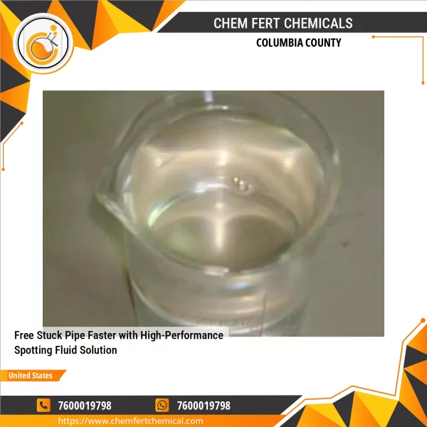 Free Stuck Pipe Faster With High-Performance Spotting Fluid Solution