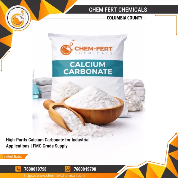 High-Purity Calcium Carbonate For Industrial Applications | FMC Grade Supply
