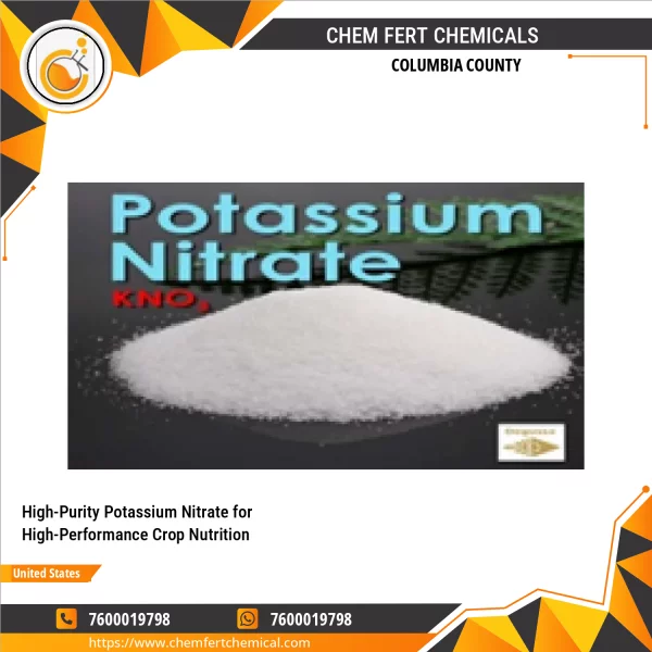 High-Purity Potassium Nitrate For High-Performance Crop Nutrition