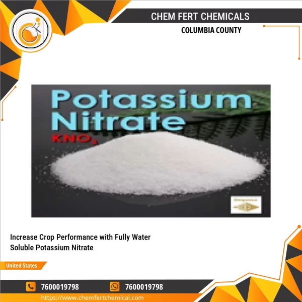 Increase Crop Performance With Fully Water Soluble Potassium Nitrate