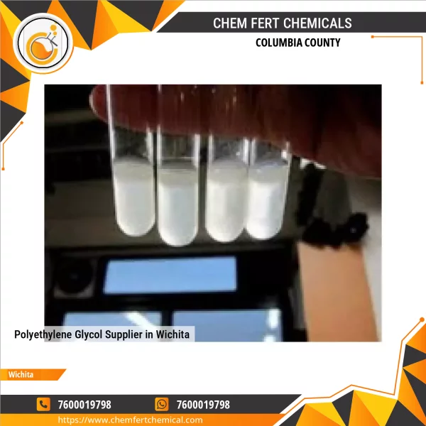 Polyethylene Glycol Chemical Liquid In Industrial Container