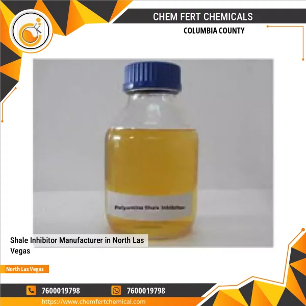 Shale Inhibitor Product Container With Drilling Rig Background