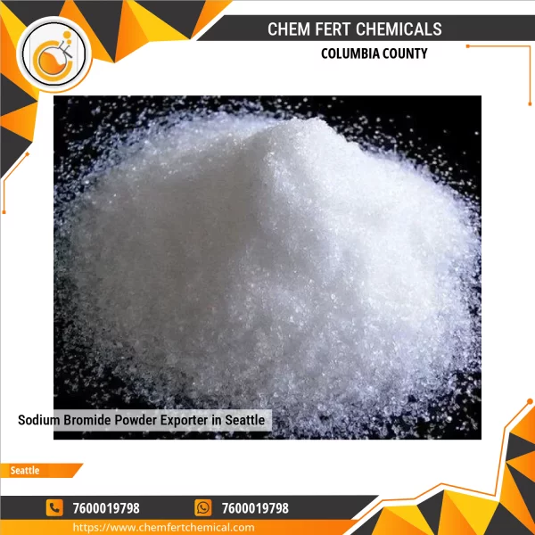 White Granular Sodium Bromide Powder Used In Industrial Drilling Applications