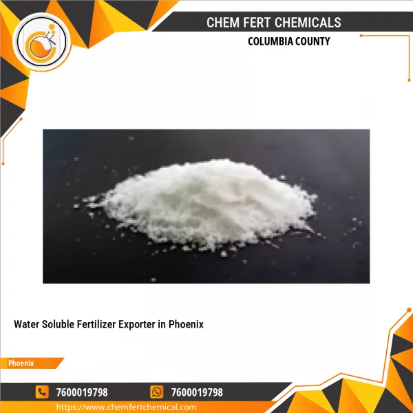 Water Soluble Fertilizer Granules Spread On Field Ready For Irrigation
