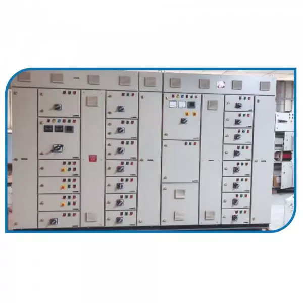Automatic Power Factor Correction Panel Installed Inside Industrial Switchgear