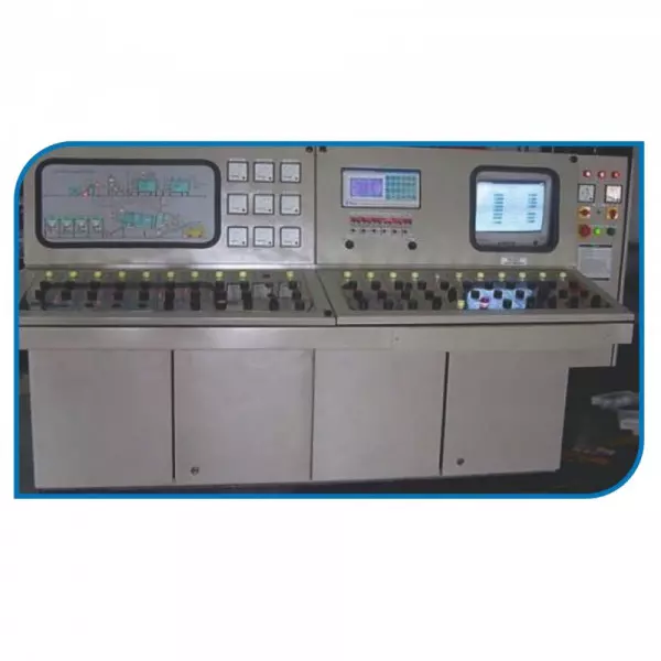 Desk Type Electrical Control Panel Installed On A Workplace Desk
