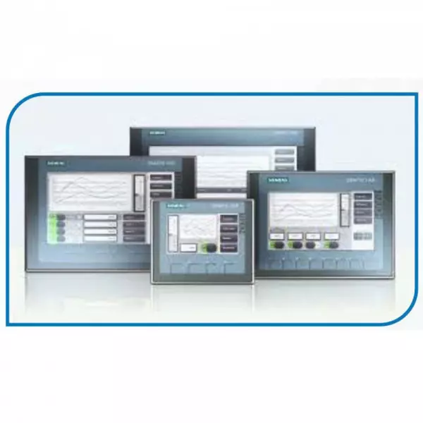 Siemens HMI Panel Displaying Industrial Process Data