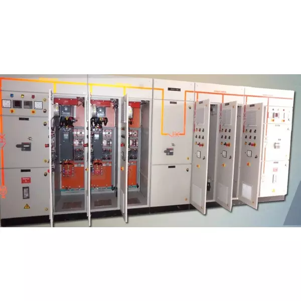 Soft Starter Panel With Electrical Components Mounted Inside Control Enclosure