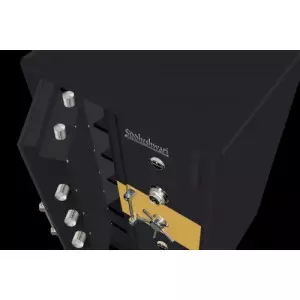 Bolt Housing Defense Architecture On A Safety Locker Door Showing Reinforced Locking Area