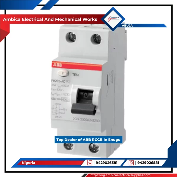 Top Dealer Of ABB RCCB In Enugu