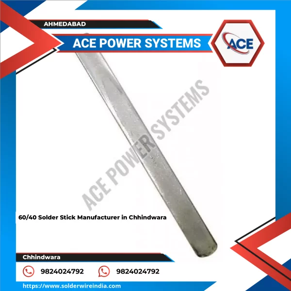 Close-up View Of 60/40 Solder Sticks Arranged Neatly