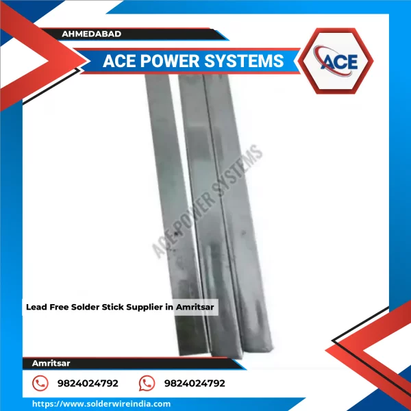Lead Free Solder Stick Arranged On Industrial Surface