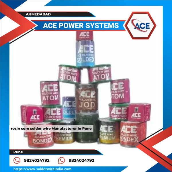 Close-up View Of Rosin Core Solder Wire Coil Showing Flux Center