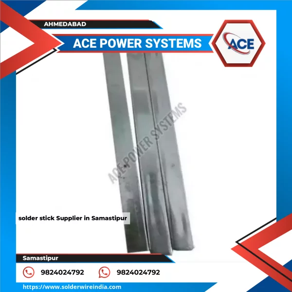 Close-up View Of Metallic Solder Sticks Arranged Neatly For Industrial Use