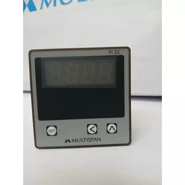 Process Indicator Device Showing Digital Readings On Factory Panel