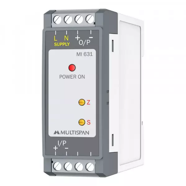 Signal Isolator Device Installed In Industrial Control Panel
