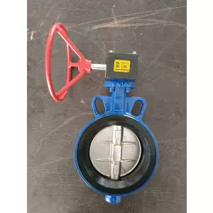 Concentric Disc Wafer Type Rubber Lined Butterfly Valve Lug Type