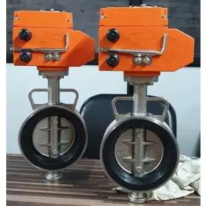 Electrical Actuator Operated Butterfly Valve