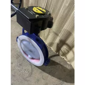 FEP PFA Lined Butterfly Valve