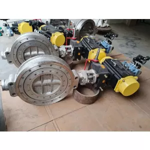 Pneumatic Actuator Operated Butterfly Valve