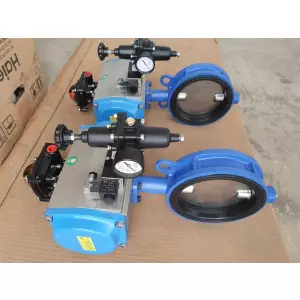Pneumatic Actuator Operated Butterfly Valves