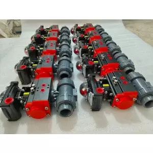 Pneumatic UPVC 2 Way Ball Valve