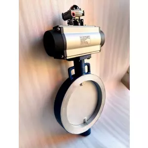 Pneumatic Wafer Type Damper Valve