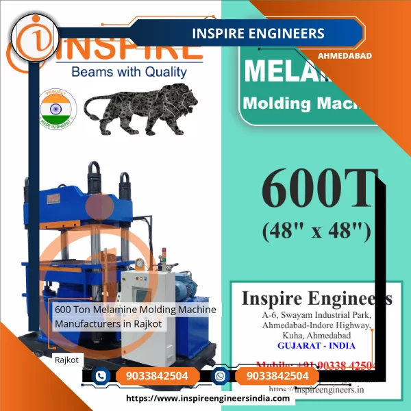 600 Ton Melamine Molding Machine Manufacturers In Rajkot