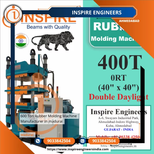 600 Ton Rubber Molding Machine Manufacturer In Madurai