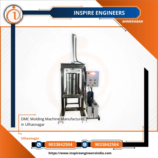 Industrial DMC Molding Machine Operating In A Factory Environment