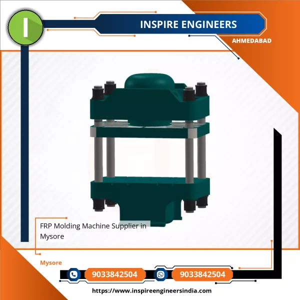 FRP Molding Machine Showing Hydraulic Press Operation For Shaping Fiber Reinforced Plastic Parts
