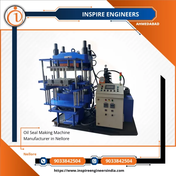 Oil Seal Making Machine Operating In Industrial Workshop
