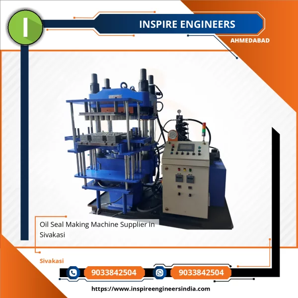 Oil Seal Making Machine Operating In Industrial Setting