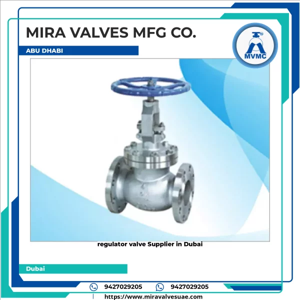 Regulator Valve Used In Industrial Piping System
