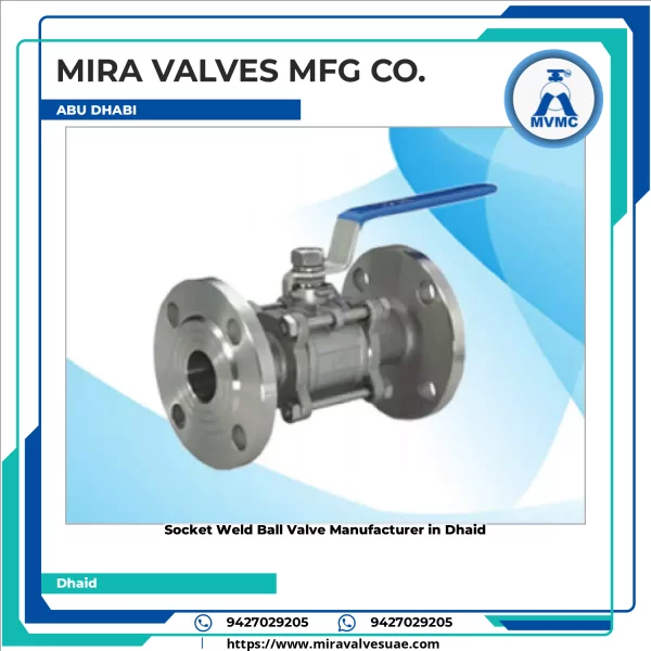 Socket Weld Ball Valve Showing Welded Joint And Valve Body